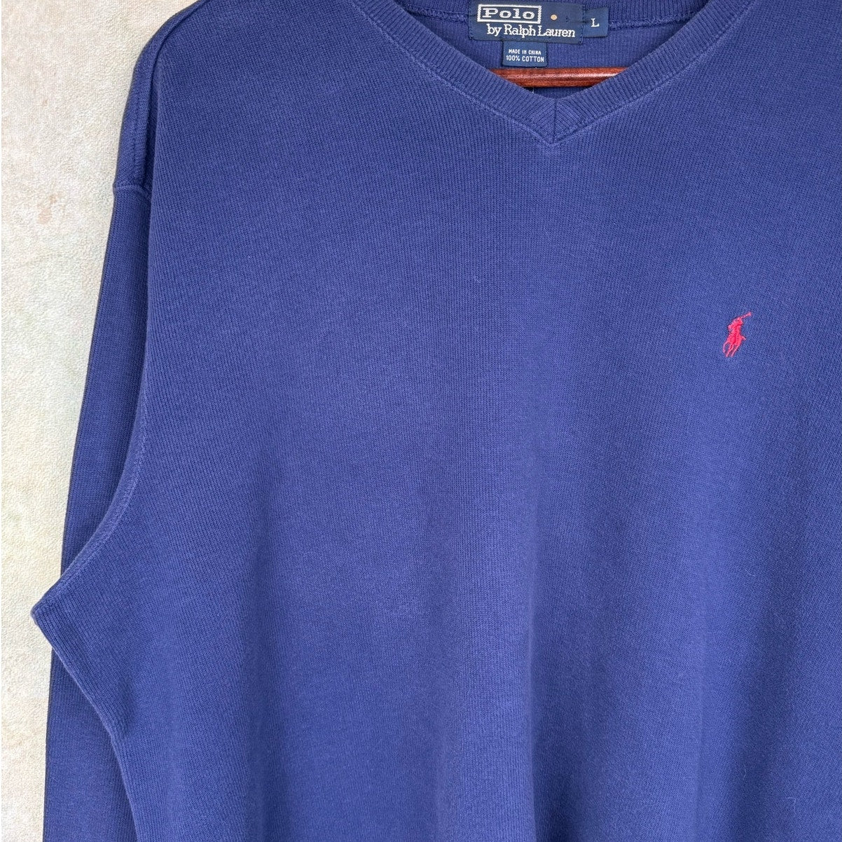 VTG 90s Polo Ralph Lauren Knit Sweater L