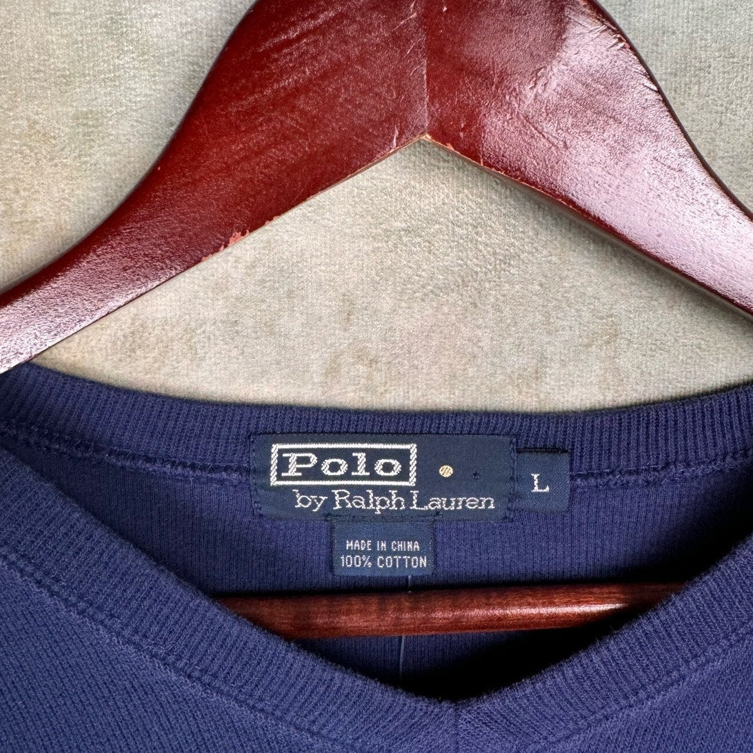 VTG 90s Polo Ralph Lauren Knit Sweater L