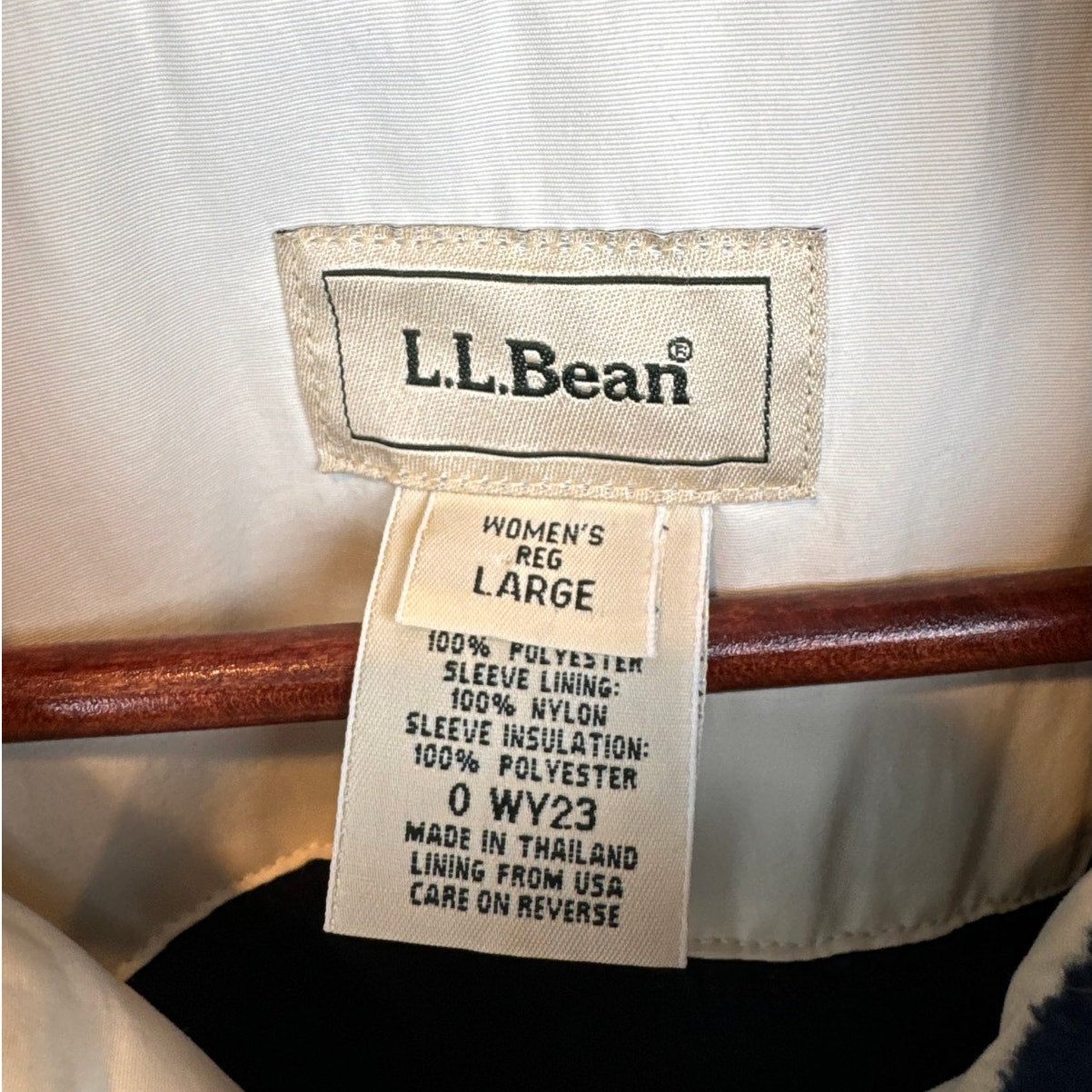 VTG 90s LL Bean Full Zip Jacket L