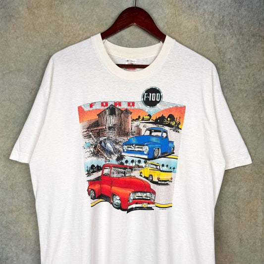 VTG 90s Ford F-100 Truck T Shirt Sz XL