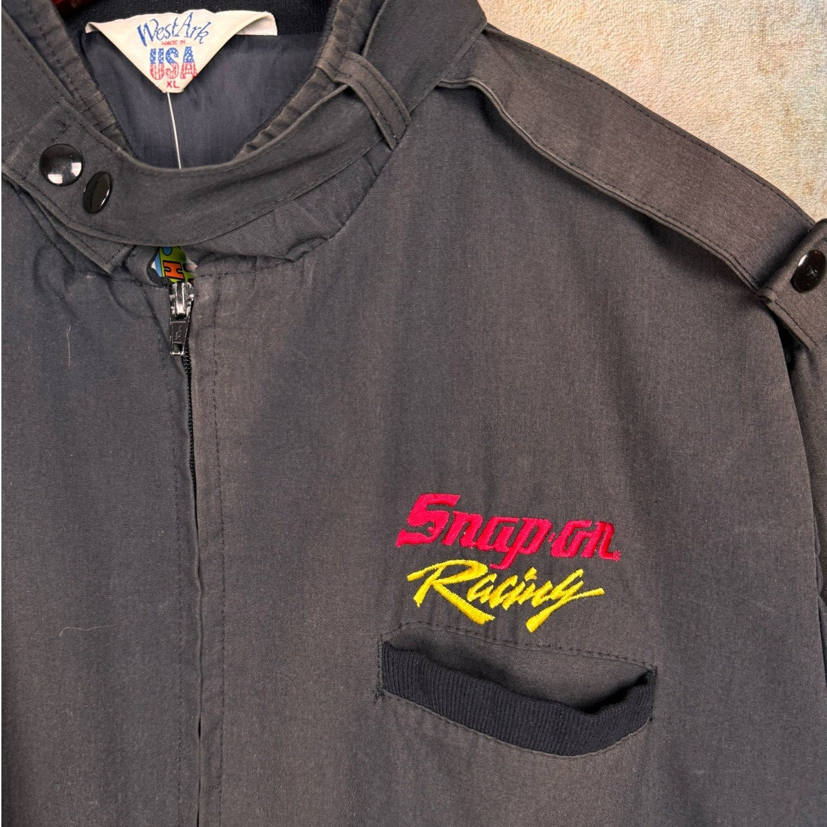 Snap-on outlets vintage racing jacket