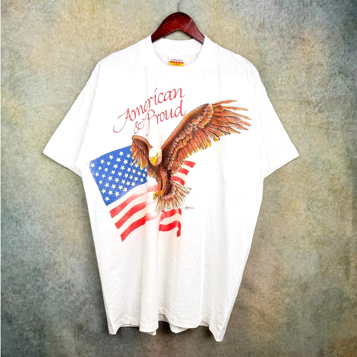 VTG 90s American Proud Eagle T XL