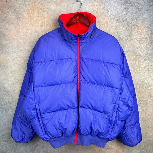 VTG 90s Reversible Columbia Sportswear Puffer Jacket L