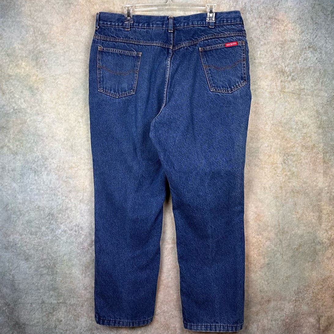 Vintage 80s Dickies Flannel Lined Jeans 38x30