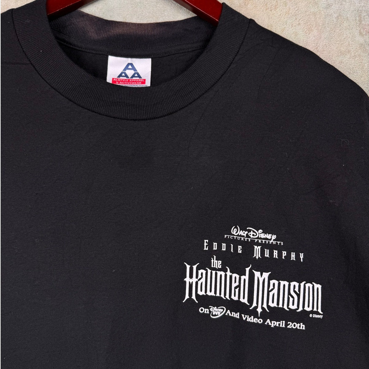 VTG 2003 Disney Haunted Mansion Movie Promo T Shirt L