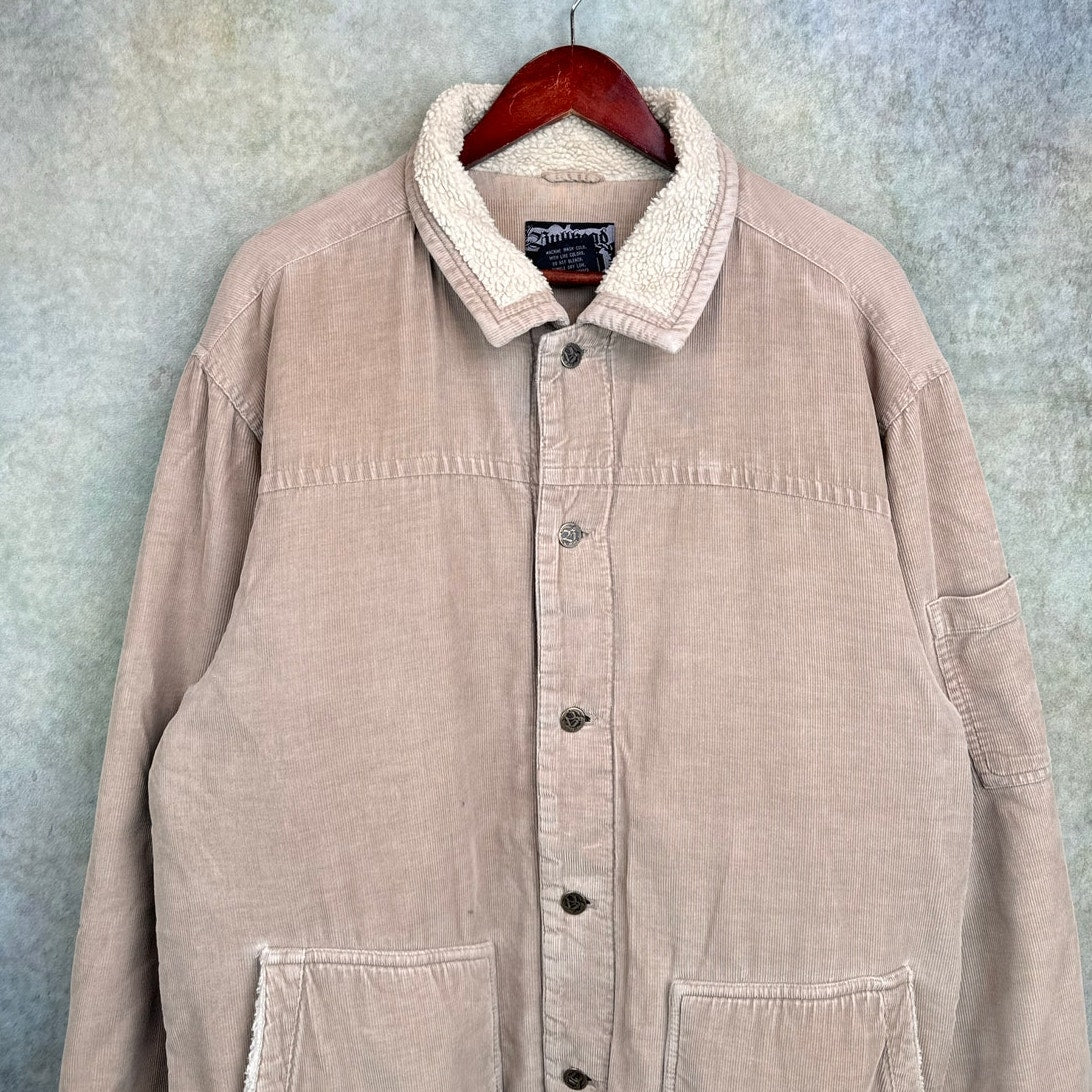 VTG 90s Wool Lined Corduroy Jacket L