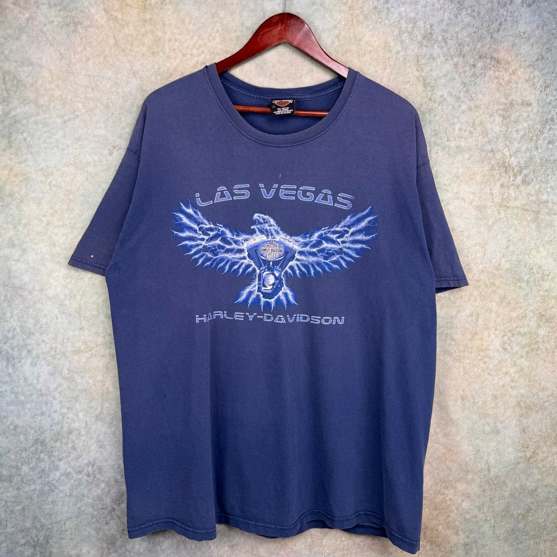 VTG Harley Davidson Lightning Eagle T Shirt XL