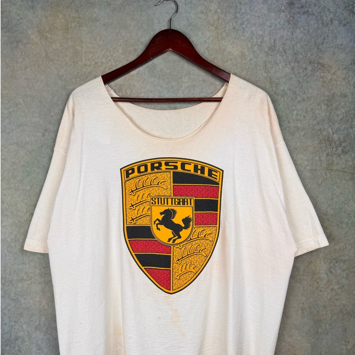 VTG 80s Porsche Stuttgart T Shirt L