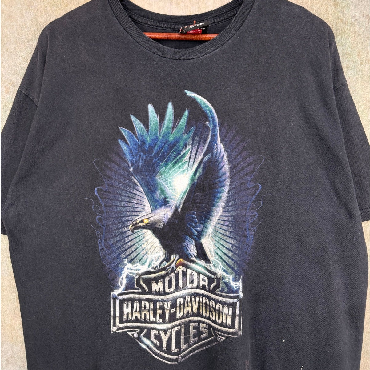 VTG Harley Davidson Eagle T Shirt XL