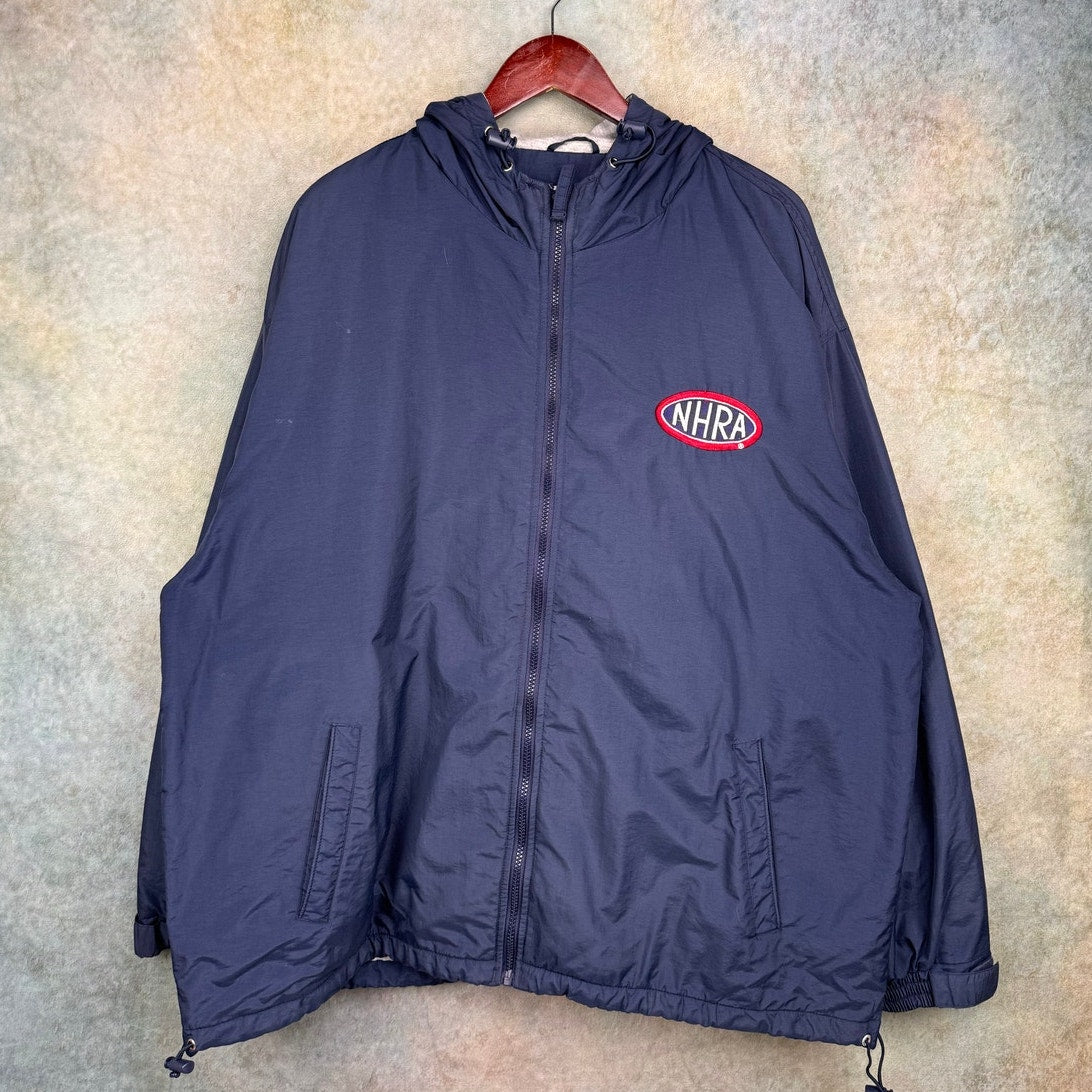 VTG 90s NHRA Racing Puffer Jacket XL