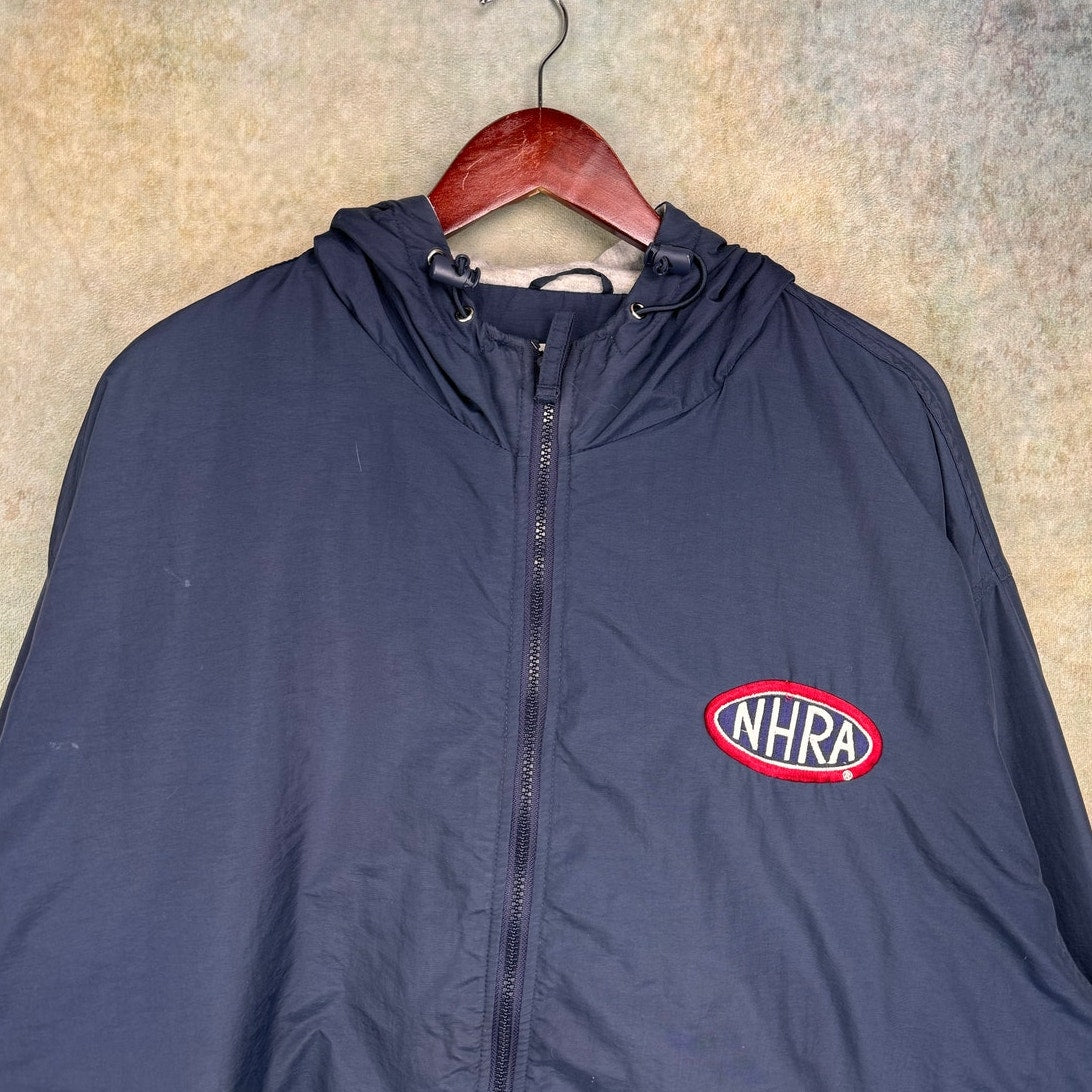 VTG 90s NHRA Racing Puffer Jacket XL