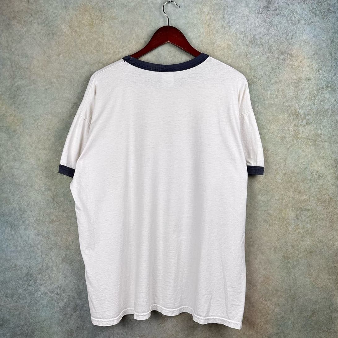 Vintage 90s Miller Lite Ringer T Shirt XL