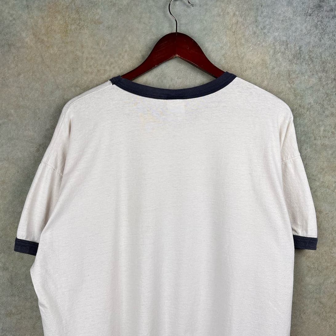 Vintage 90s Miller Lite Ringer T Shirt XL