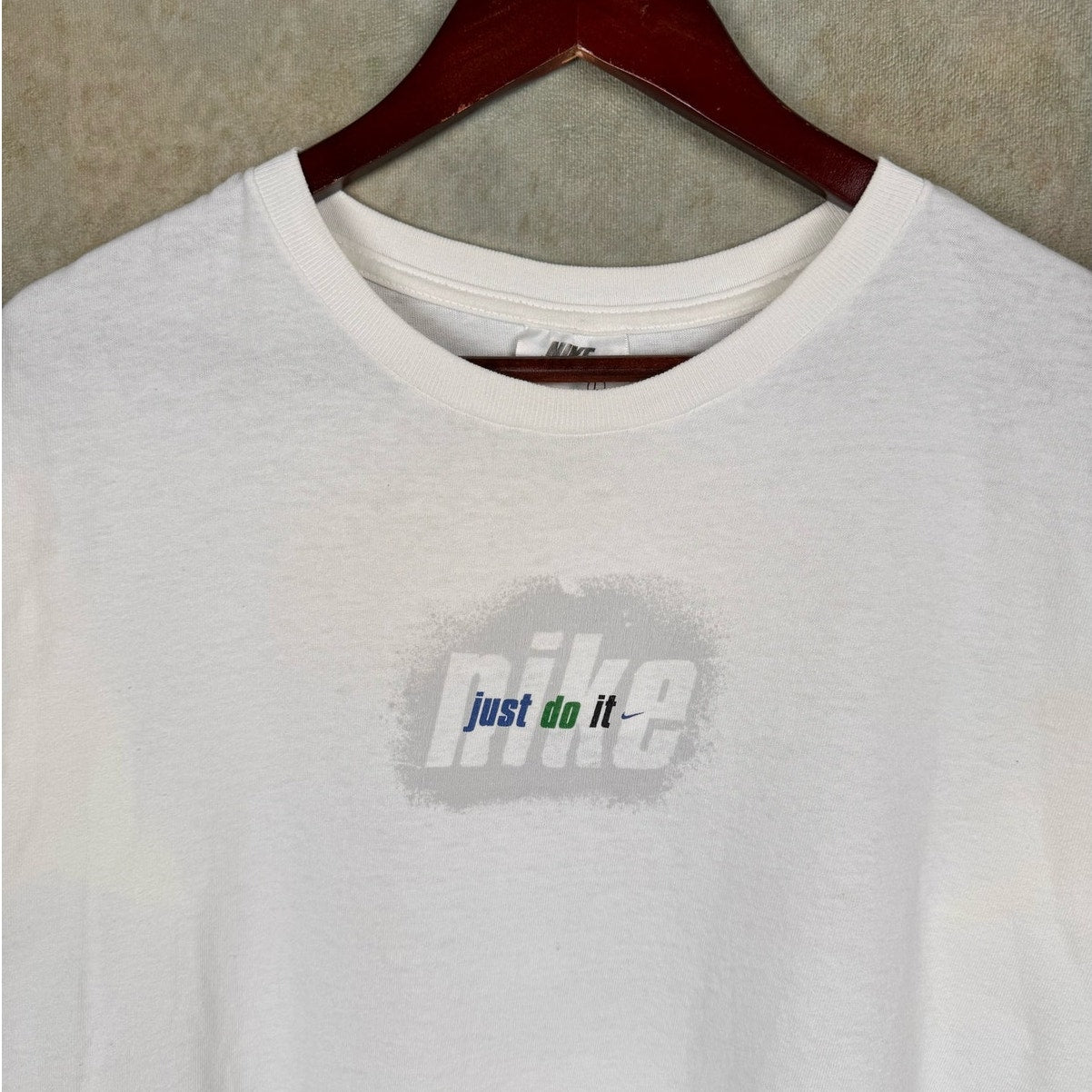 VTG 90s Nike Logo T Shirt Sz YL