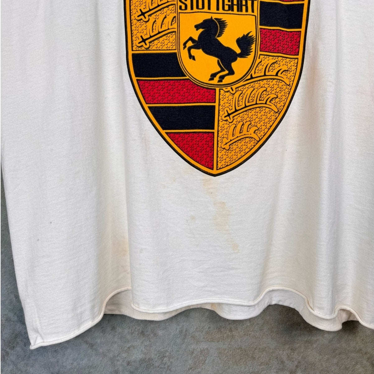 VTG 80s Porsche Stuttgart T Shirt L