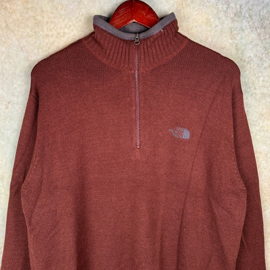 Y2K The North Face Pullover Q Zip Sweater M