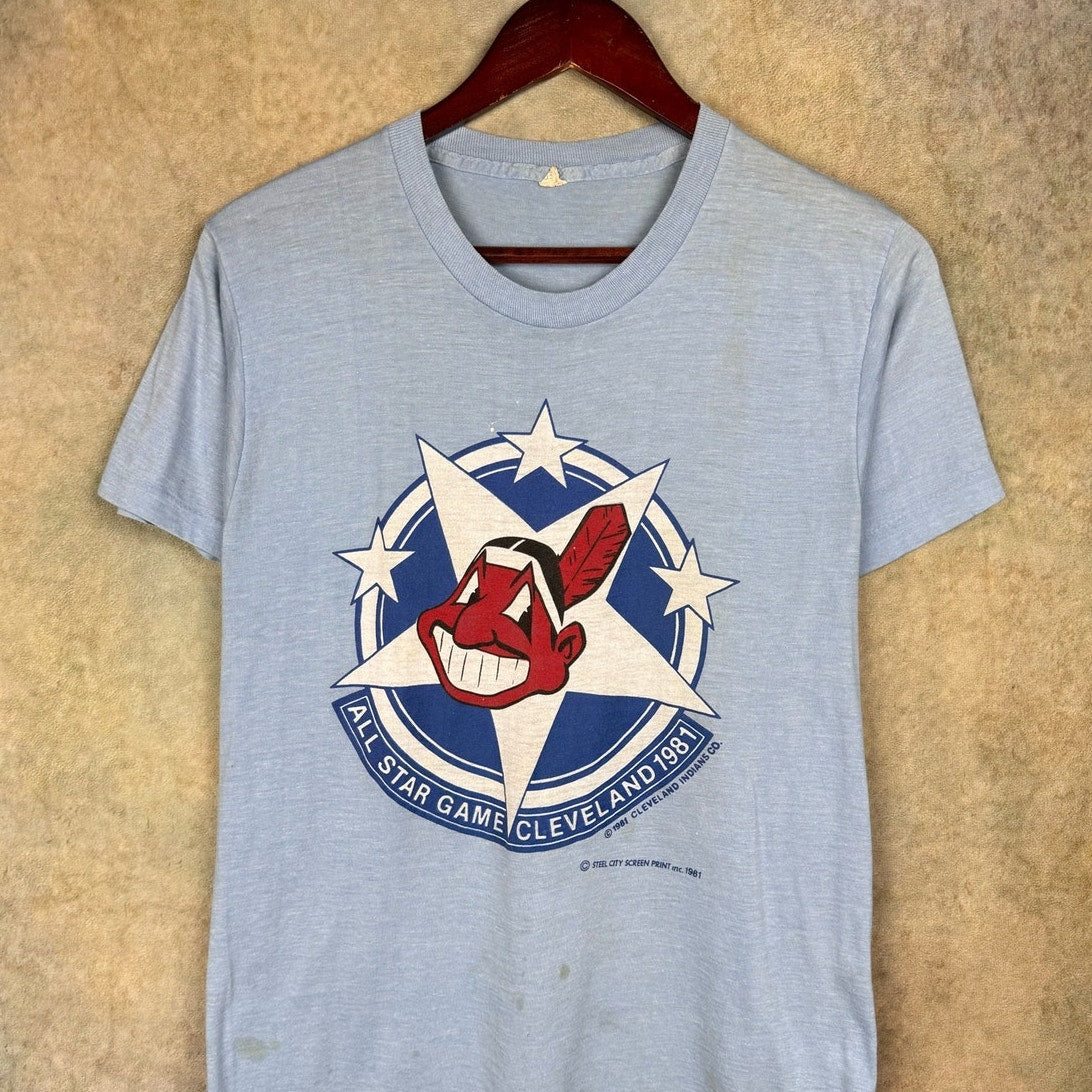 VTG 1981 MLB All Star Game T Shirt L