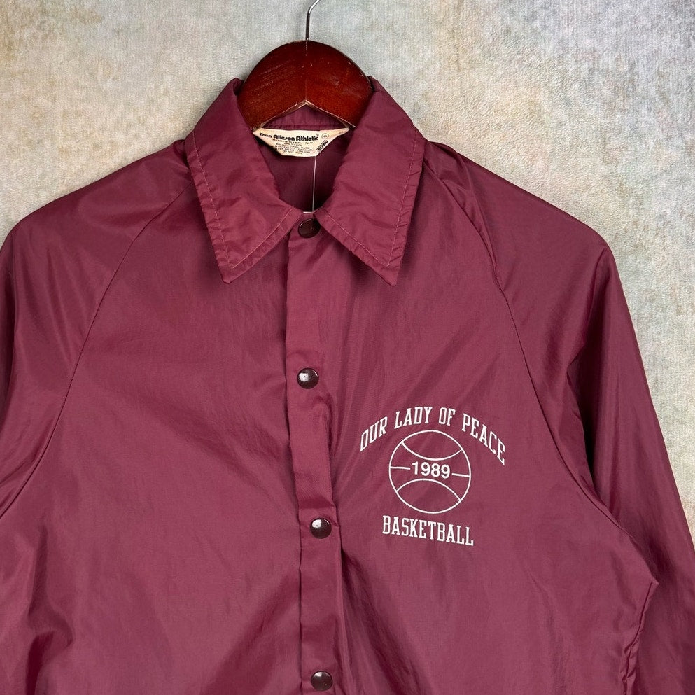 VTG 80s Basketball Windbreaker Jacket S