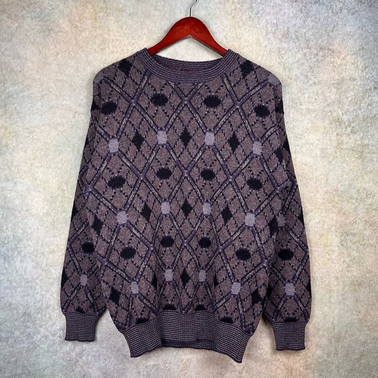 Vintage 90s Bloomingdales Wool Knit Sweater M