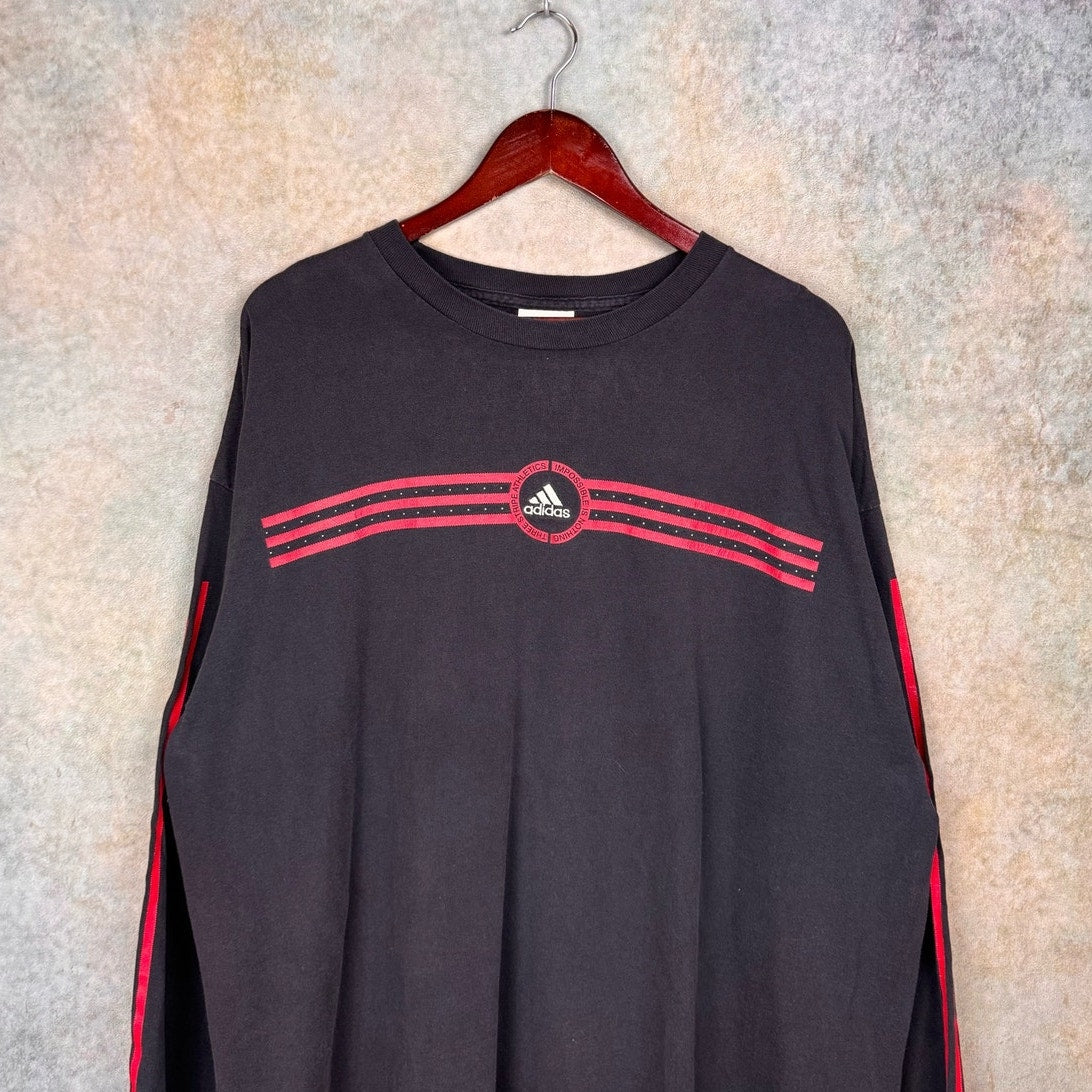 VTG 90s Adidas Long Sleeve T Shirt XXL