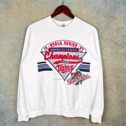 VTG 1987 Minnesota Twins World Series Sweatshirt M