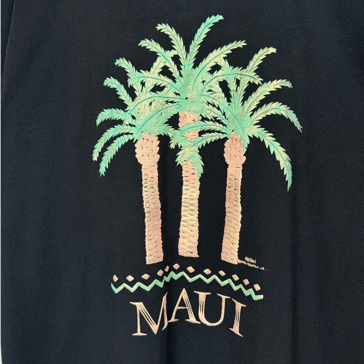 VTG 90s Maui Hawaii T Shirt Sz L