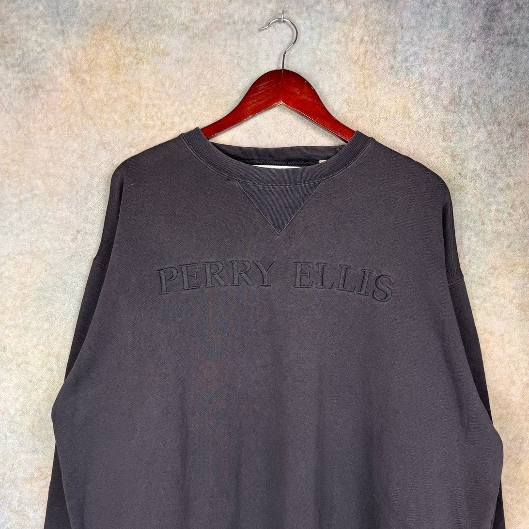 VTG 90s Perry Ellis Crewneck Sweatshirt Sz L