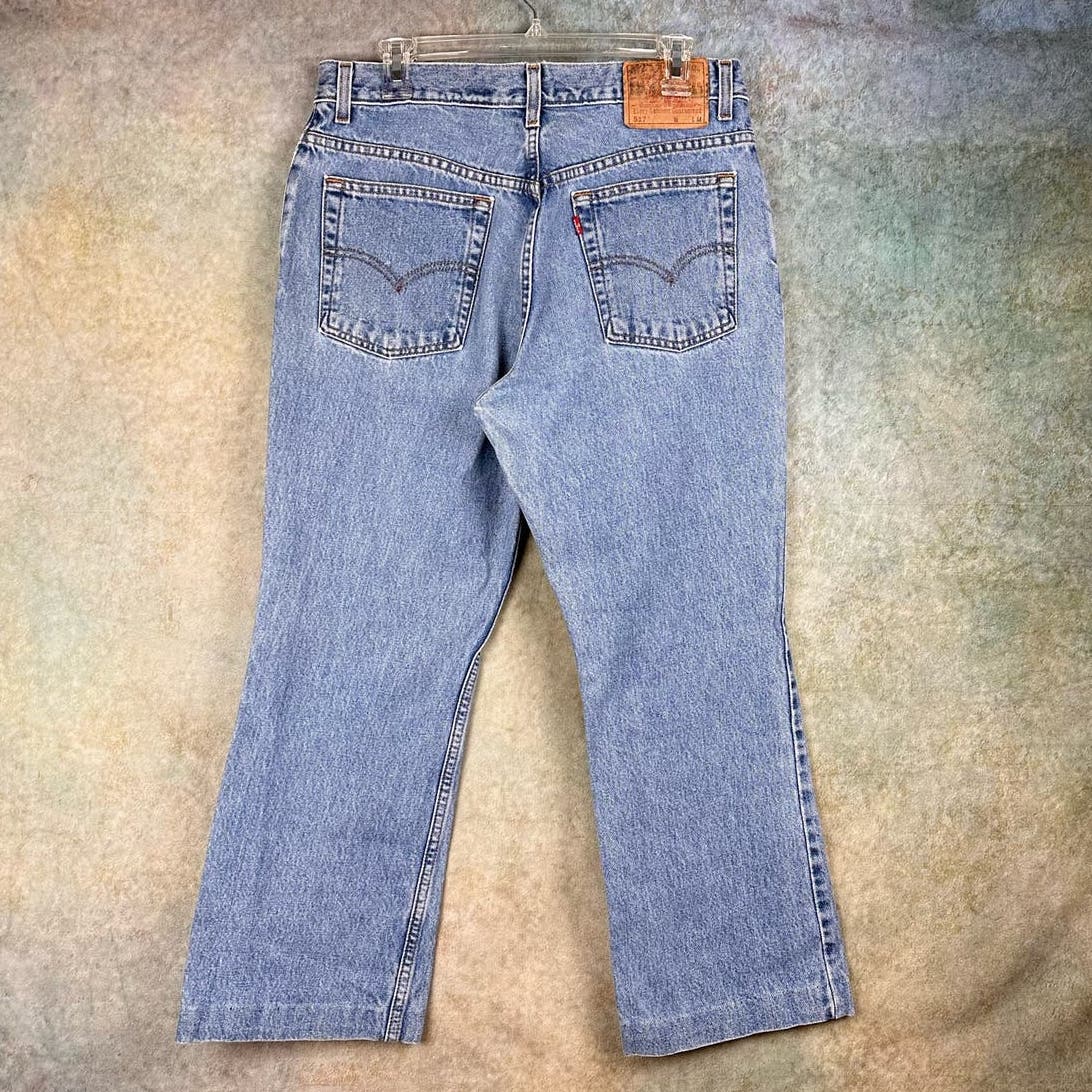 Vintage Levis 517 Bootcut Denim Jeans Low Rise 13Jr Slim Fit