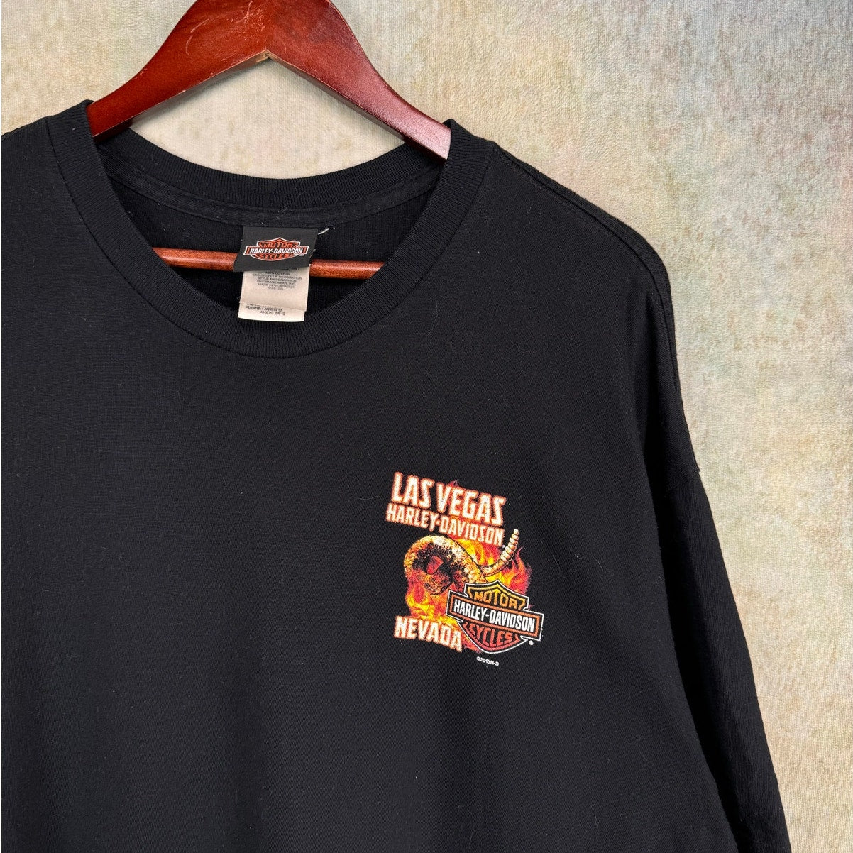 Harley Davidson Snake Flame T Shirt XXL