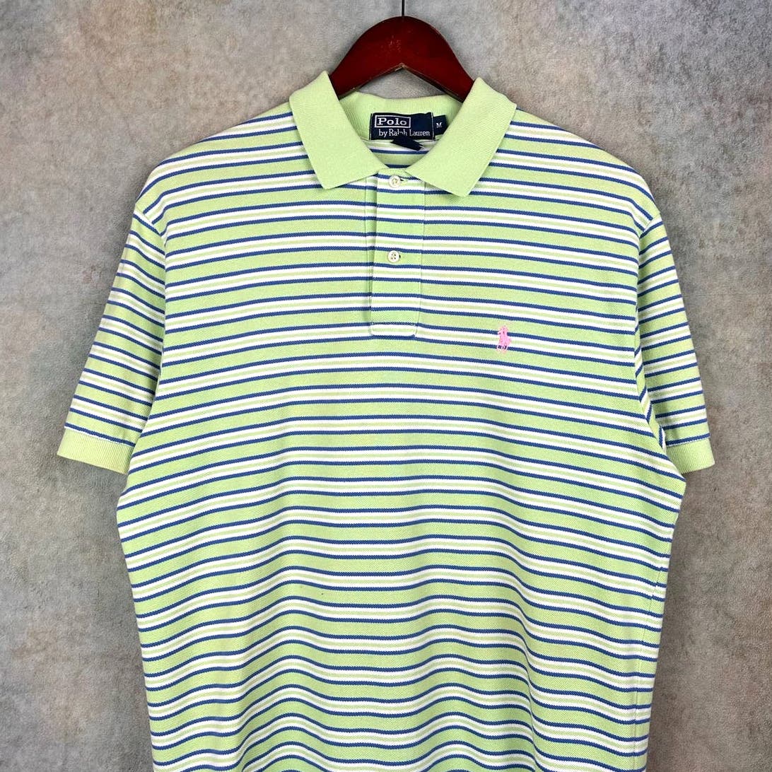 Vintage Polo Ralph Lauren Striped Polo Shirt M