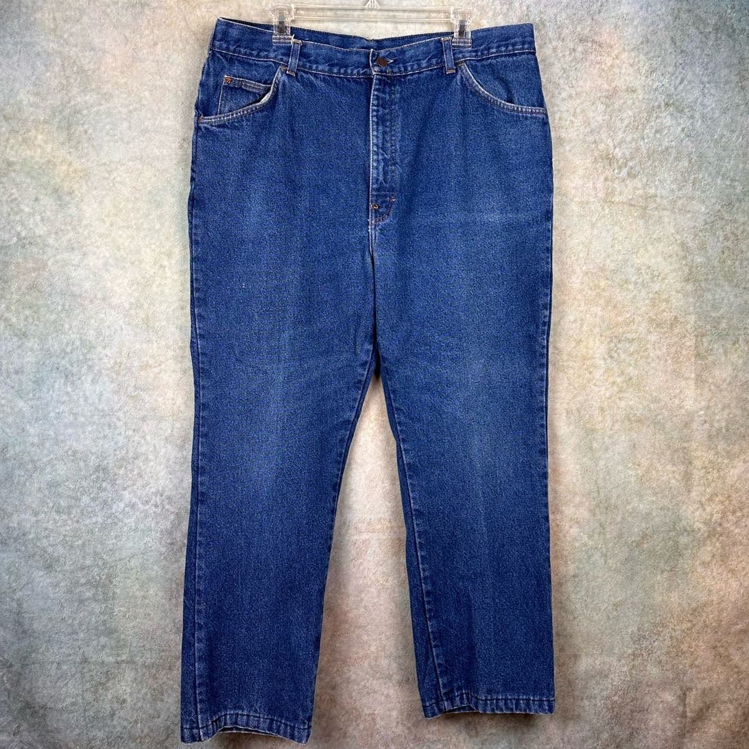 Vintage 80s Dickies Flannel Lined Jeans 38x30