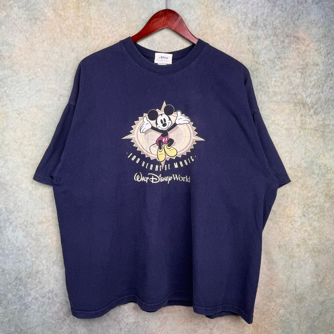 VTG 90s Mickey Disney World T Shirt XL