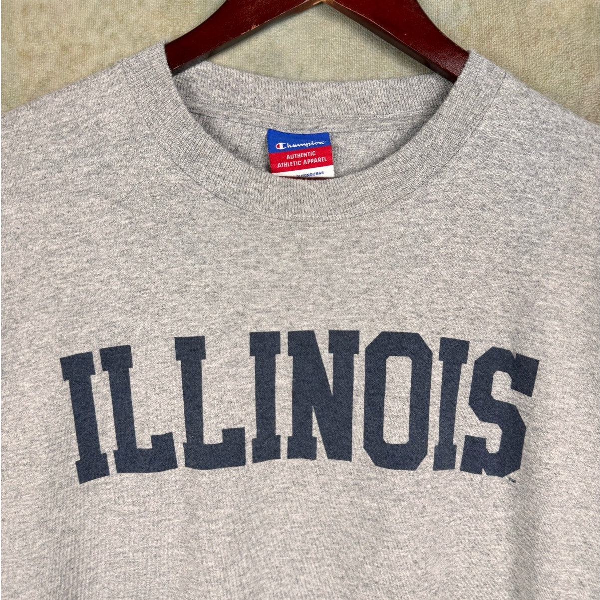 VTG 90s Illinois Fighting Illini T Shirt XXL