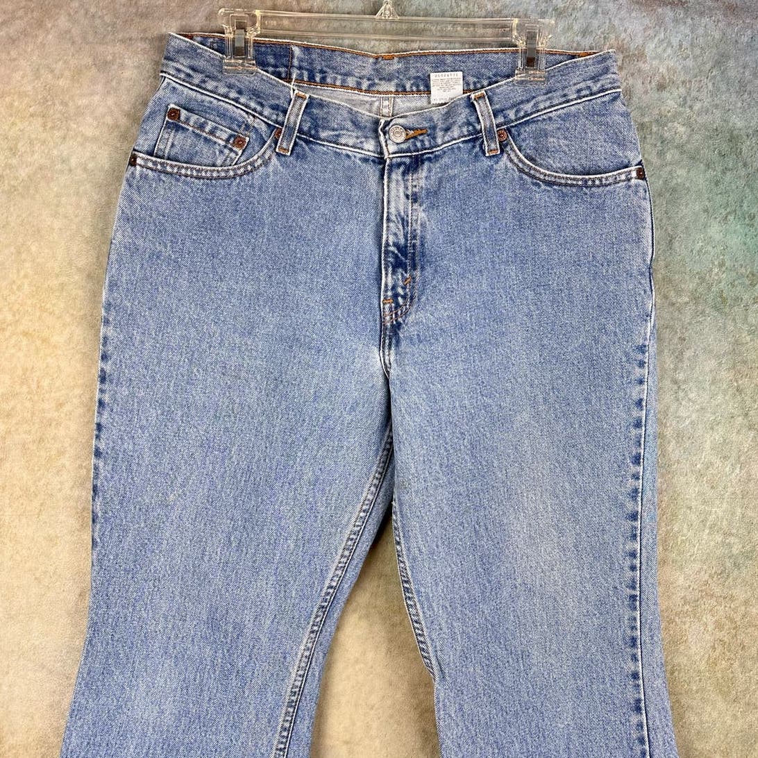 Vintage Levis 517 Bootcut Denim Jeans Low Rise 13Jr Slim Fit
