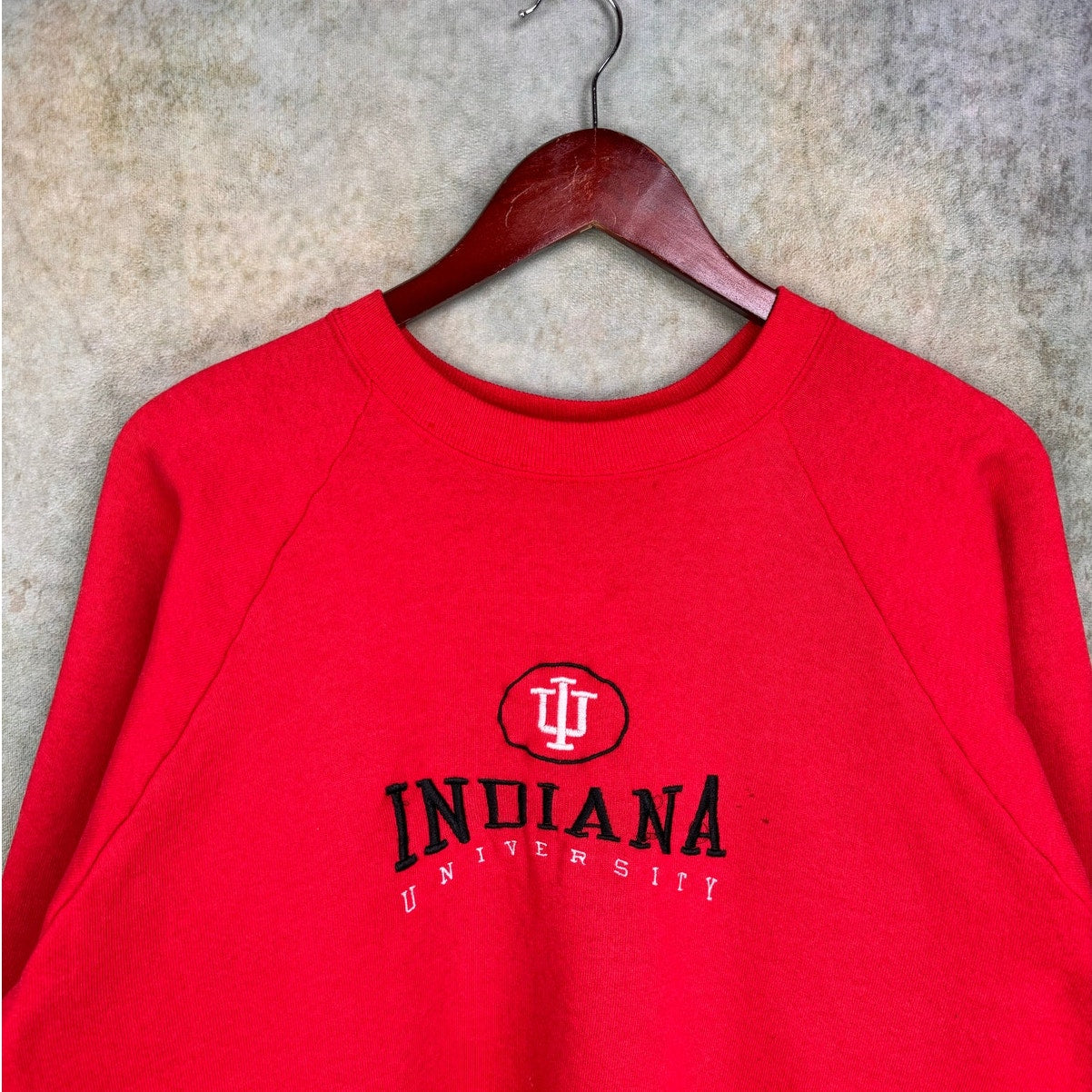 VTG 80s Indiana Hoosiers Raglan Sweatshirt XL