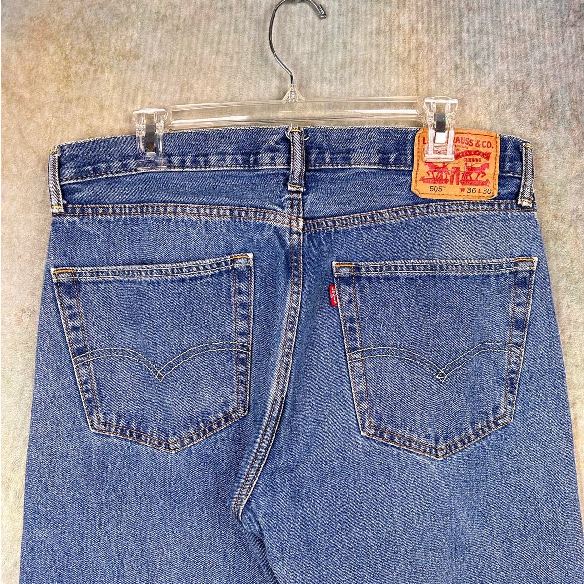 Vintage Levis 505 Denim Jeans 36x30