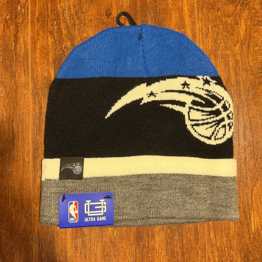 Orlando Magic NBA Ultra Game Beanie Hat NWT Basketball Sports Blue Gray White