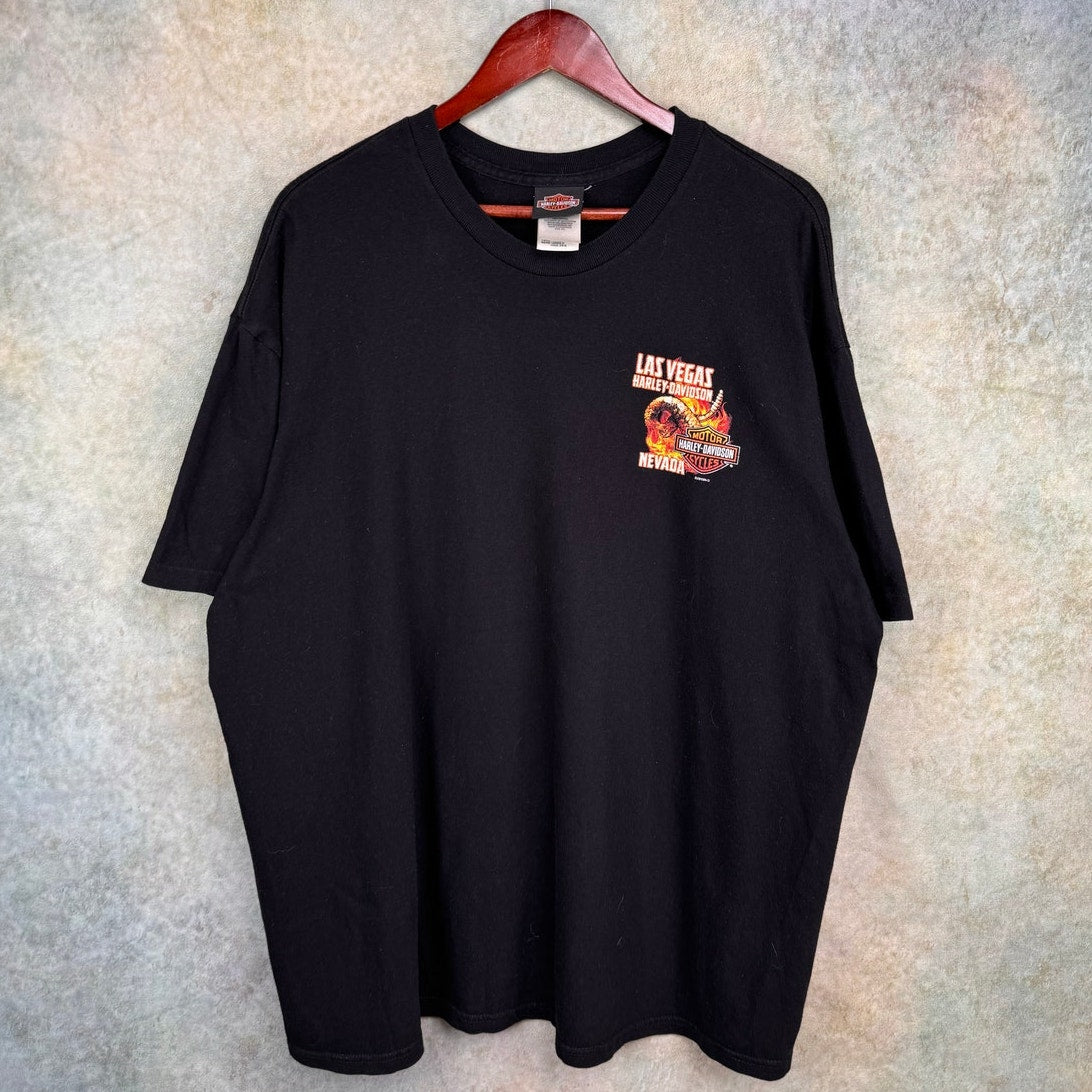 Harley Davidson Snake Flame T Shirt XXL