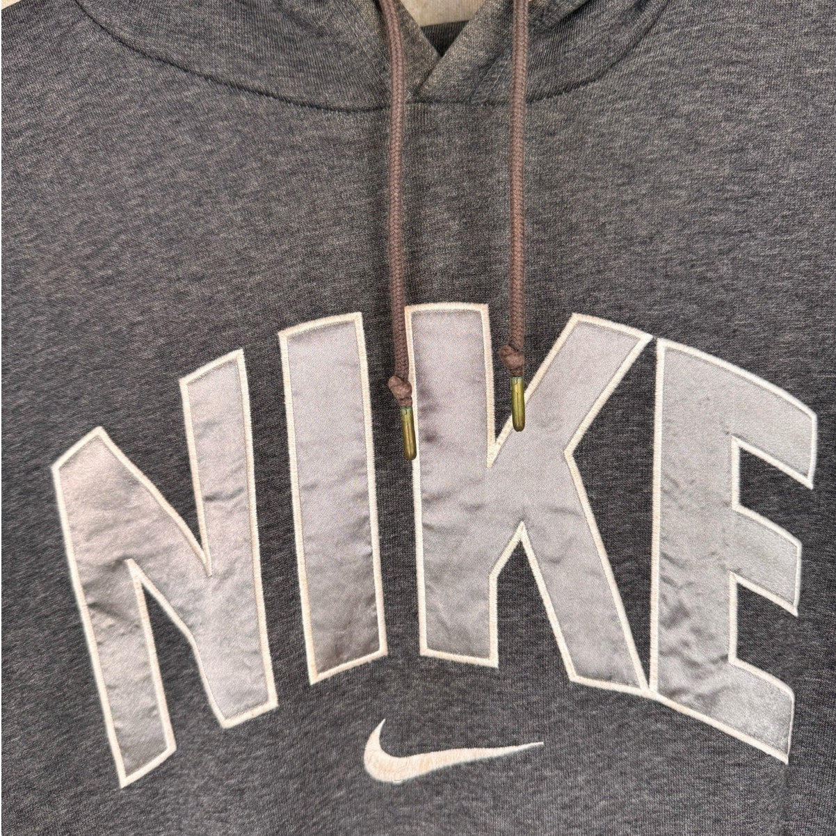 Y2K Nike Logo Hoodie Sweatshirt L