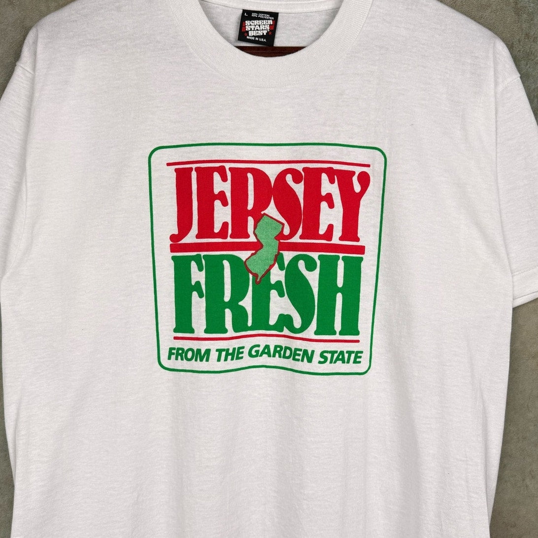 VTG 90s Jersey Fresh Screen Stars T Shirt Sz L