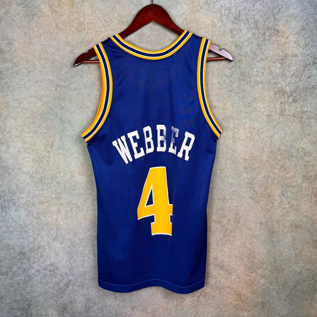 VTG 90s Chris Webber Golden State Warriors Jersey M Thrift Haven Vintage Streetwear