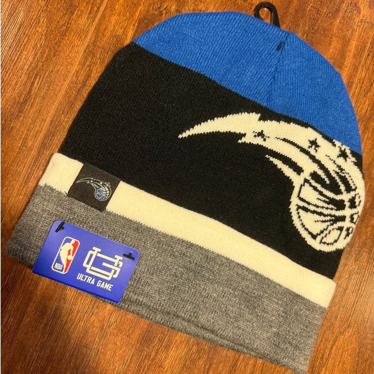 Orlando Magic NBA Ultra Game Beanie Hat NWT Basketball Sports Blue Gray White