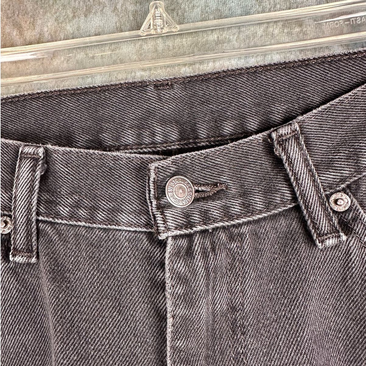 Vintage Levis 505 Black Denim Jeans 36x30