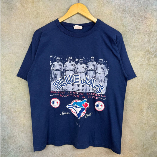 VTG 90s Toronto Blue Jays MLB T Shirt L