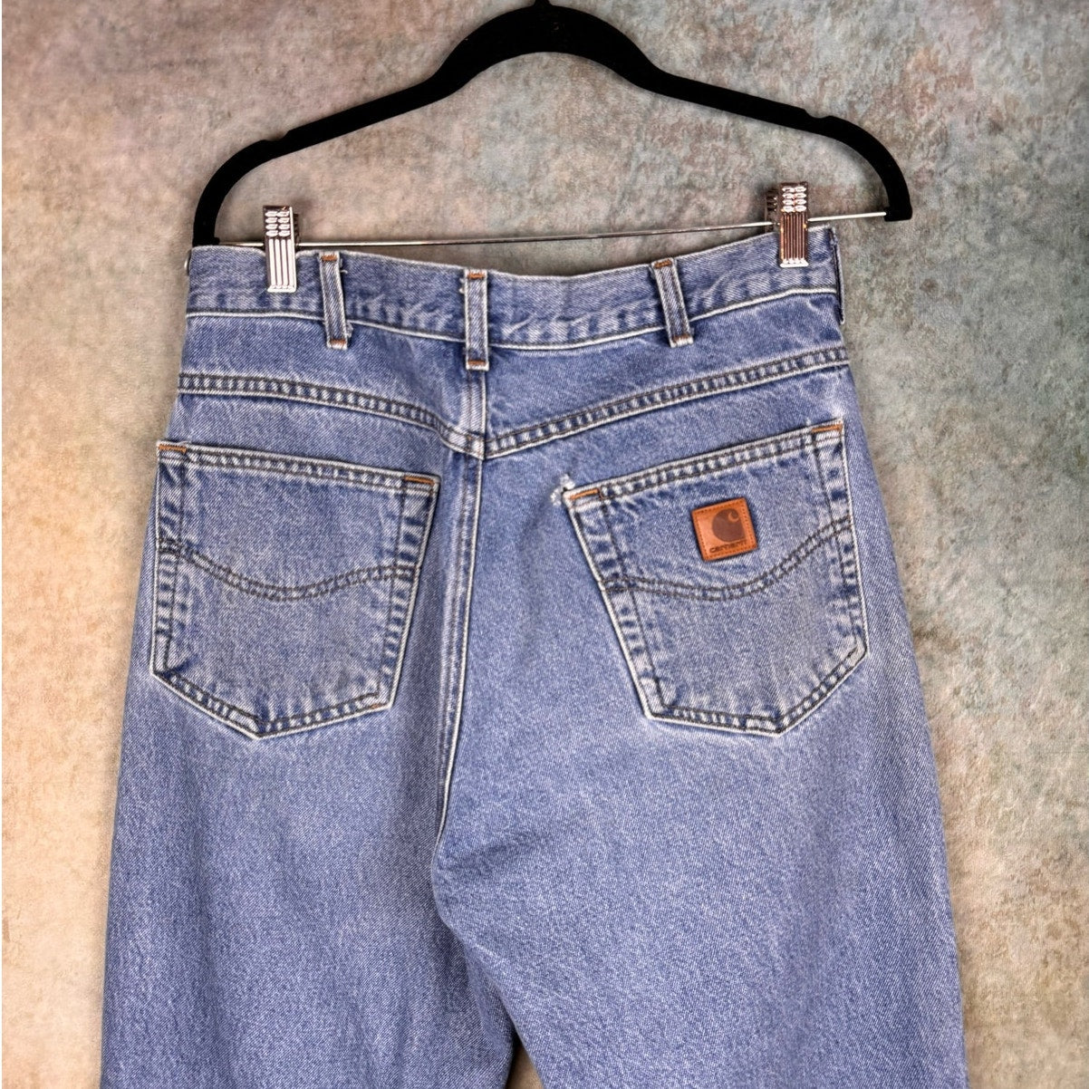 VTG 90s Carhartt Denim Work Jeans 34x34