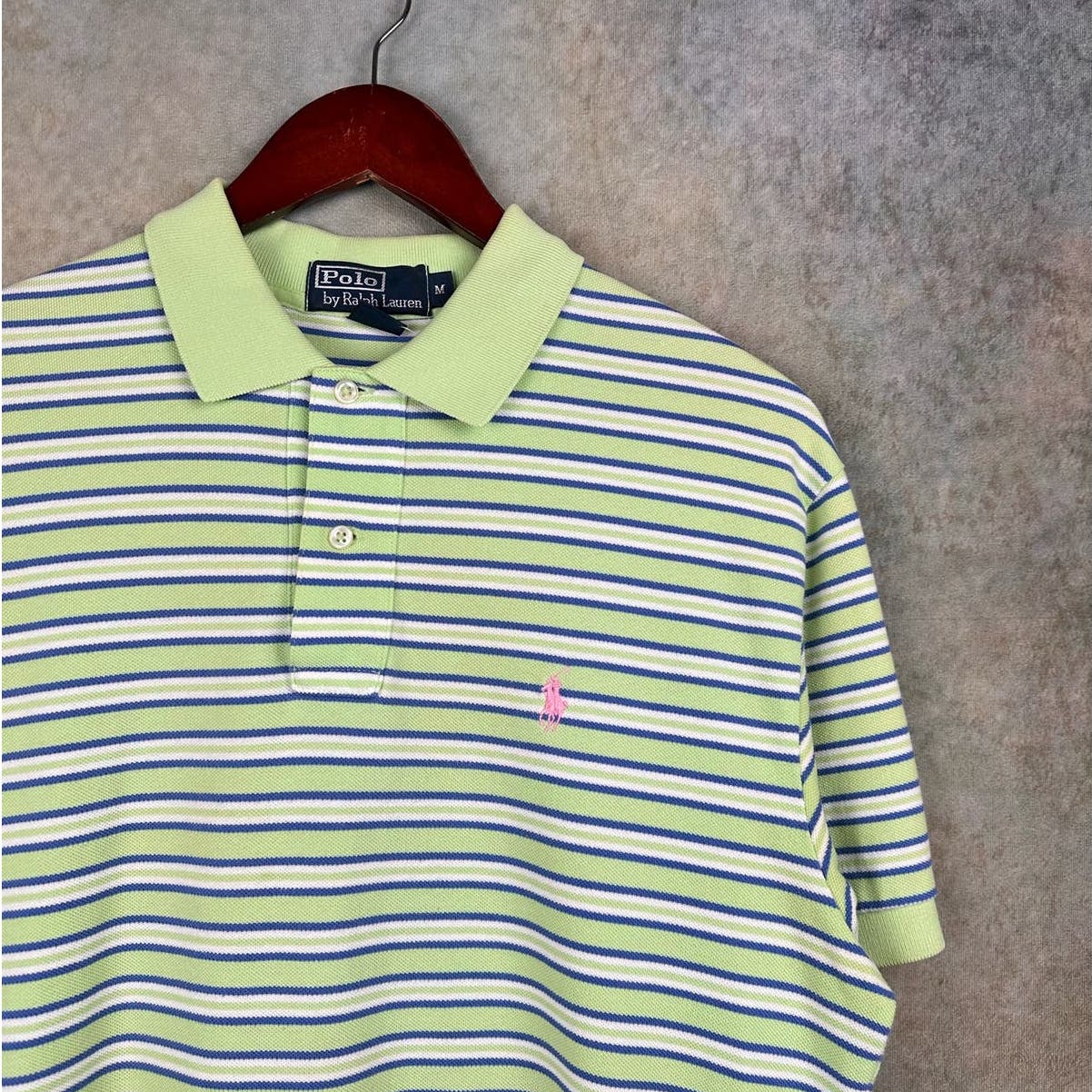 Vintage Polo Ralph Lauren Striped Polo Shirt M