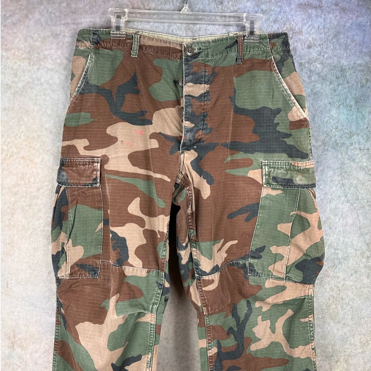 Vintage Military Camo Cargo Pants M