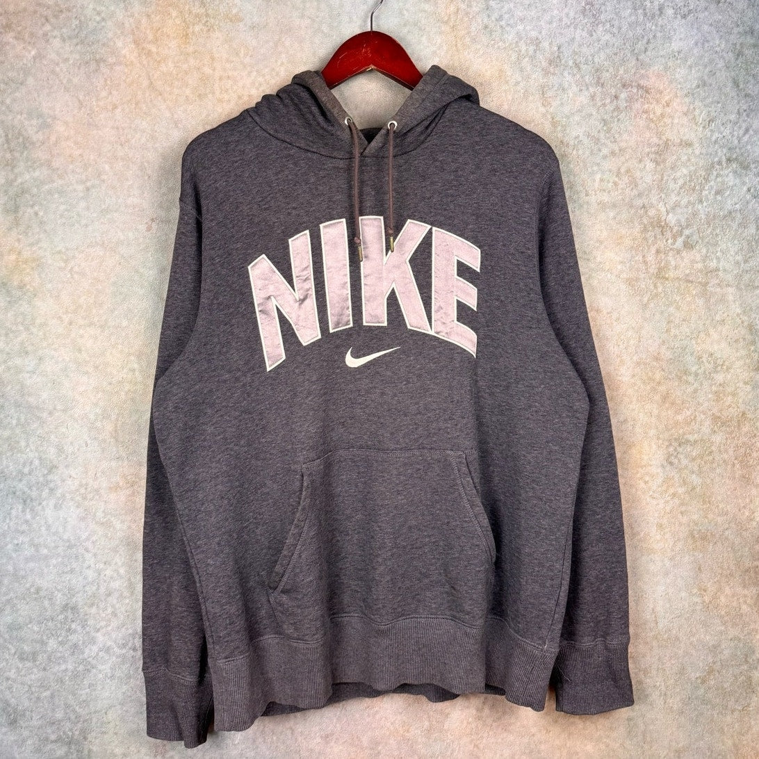 Y2K Nike Logo Hoodie Sweatshirt L