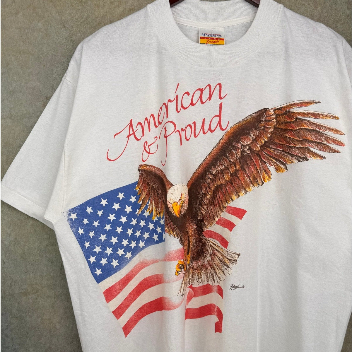 VTG 90s American Proud Eagle T XL