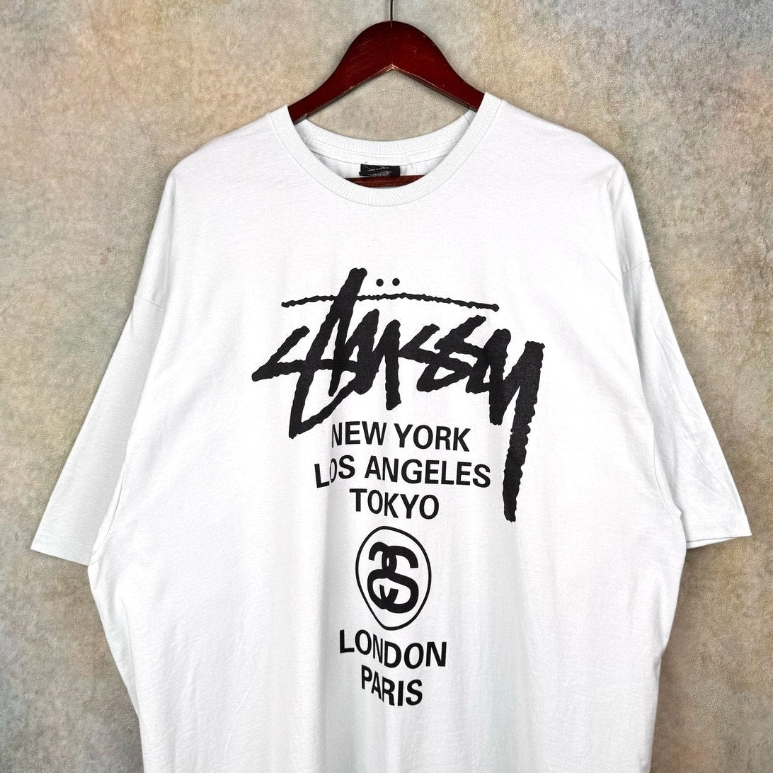 Stussy International World Tour T Shirt XXL